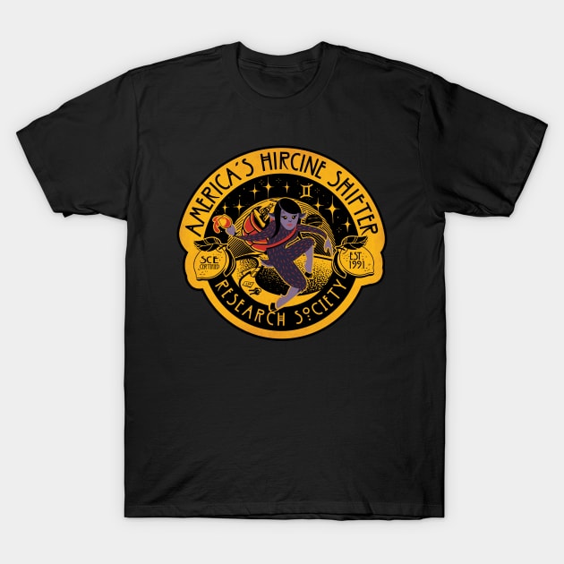 Americas Hircine Shifter Research Society T-Shirt by SteveOdesignz